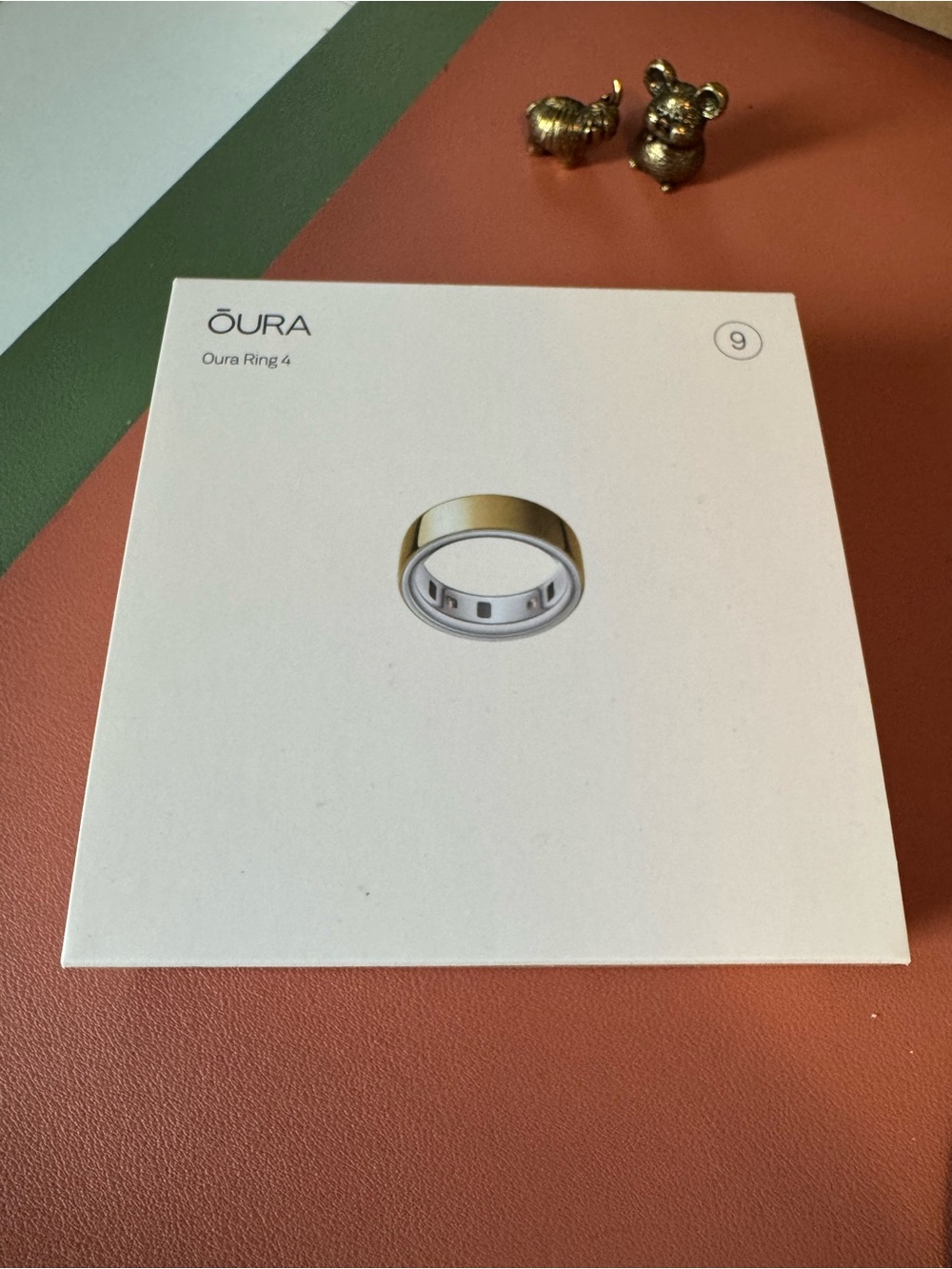 Oura Gold Smart Ring 4 - Gold Finish - Size 9